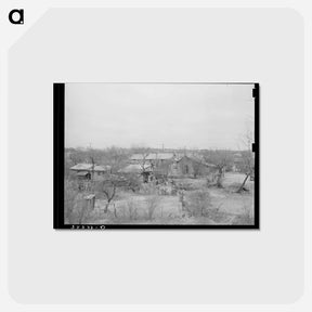 アートポストカード-Mexican Section, Eagle Pass, Texas
 - ラッセル リー Postcard.