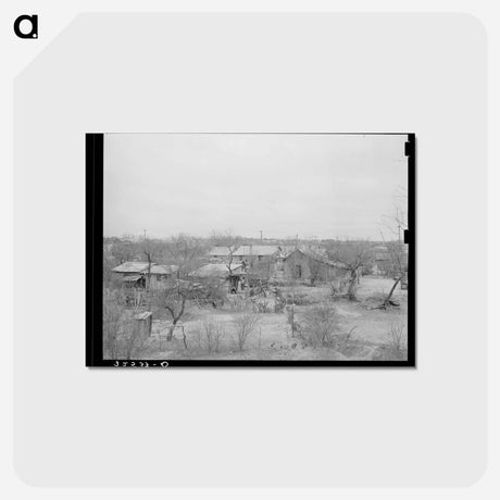 アートポストカード-Mexican Section, Eagle Pass, Texas
 - ラッセル リー Postcard.