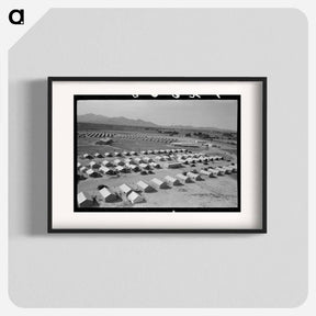 アートポスター-View from Water Tower at Agua Fria Migratory Labor Camp
 - ラッセル リー Poster.