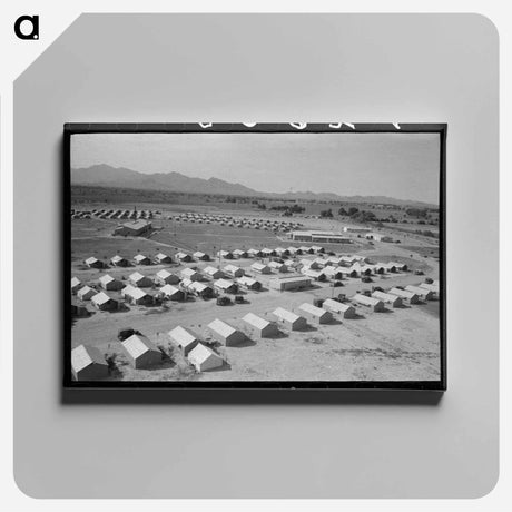 アートパネル-View from Water Tower at Agua Fria Migratory Labor Camp
 - ラッセル リー Canvas.