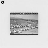 アートメモ帳-View from Water Tower at Agua Fria Migratory Labor Camp
 - ラッセル リー Memo.