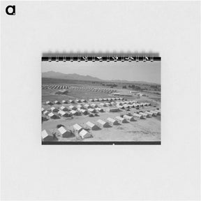 アートメモ帳-View from Water Tower at Agua Fria Migratory Labor Camp
 - ラッセル リー Memo.
