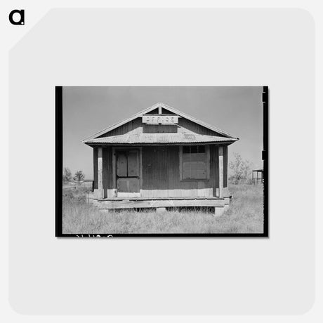 アートポストカード-Abandoned Sugar Mill Office, Gibson, Louisiana
 - ラッセル リー Postcard.