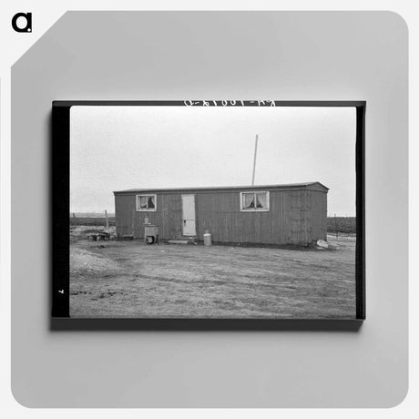 アートパネル-Railroad Car Home of Lloyd Sampson
 - ラッセル リー Canvas.