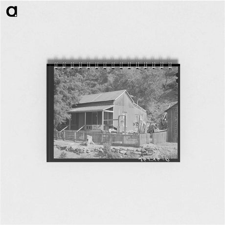 アートメモ帳-House in Mogollon, New Mexico
 - ラッセル リー Memo.
