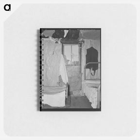 アートメモ帳-Interior, Home of White Agricultural Day Laborer Near Tullahassee, Oklahoma
 - ラッセル リー Memo.
