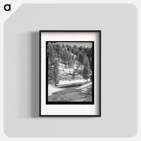 アートポスター-Snow Melting, Bernalillo County
 - ラッセル リー Poster.