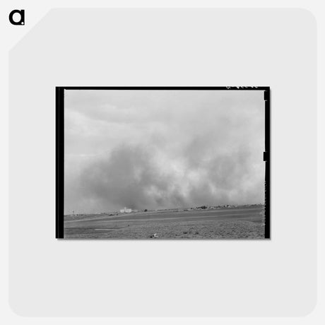 アートポストカード-Dust Storm Approaching Lubbock, Texas
 - ラッセル リー Postcard.
