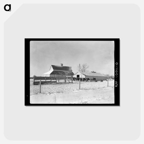 アートポストカード-Harry Madsen's Farm, Dickens, Iowa
 - ラッセル リー Postcard.