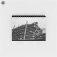 アートメモ帳-Fence Posts En Route for Oklahoma
 - ラッセル リー Memo.