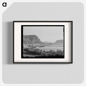 アートポスター-Port Kelly on the Columbia River
 - ラッセル リー Poster.