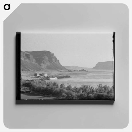 アートパネル-Port Kelly on the Columbia River
 - ラッセル リー Canvas.