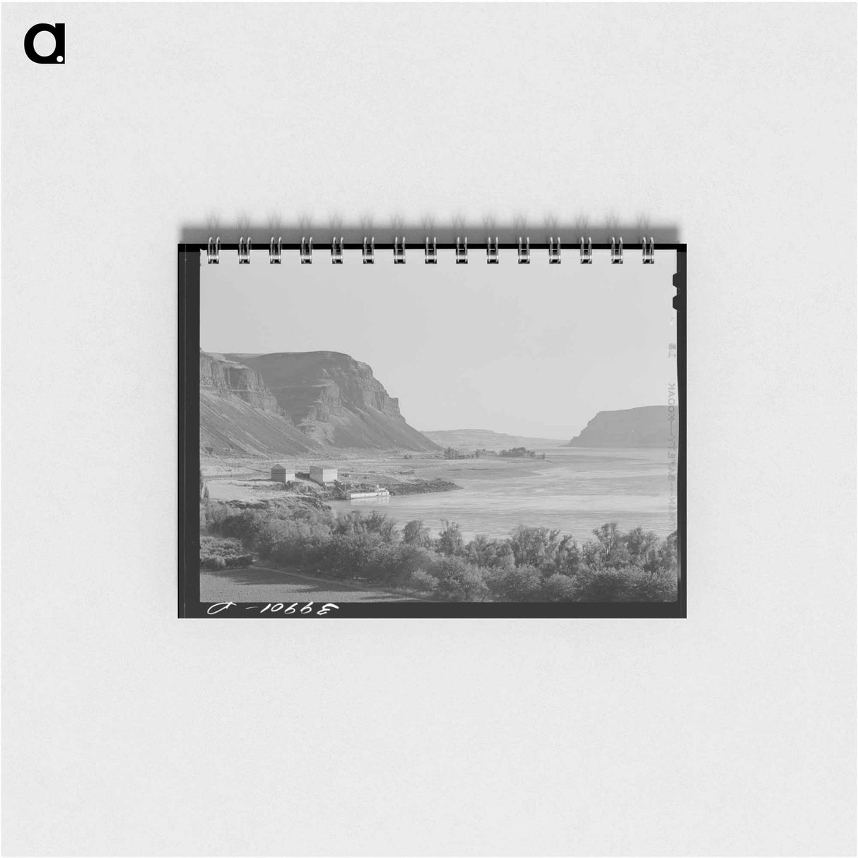アートメモ帳-Port Kelly on the Columbia River
 - ラッセル リー Memo.