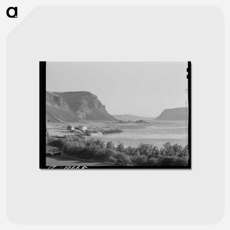 アートポストカード-Port Kelly on the Columbia River
 - ラッセル リー Postcard.