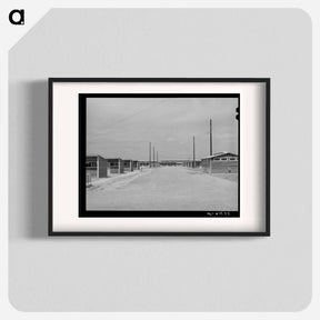 アートポスター-Migratory Labor Camp Street, Sinton, Texas
 - ラッセル リー Poster.
