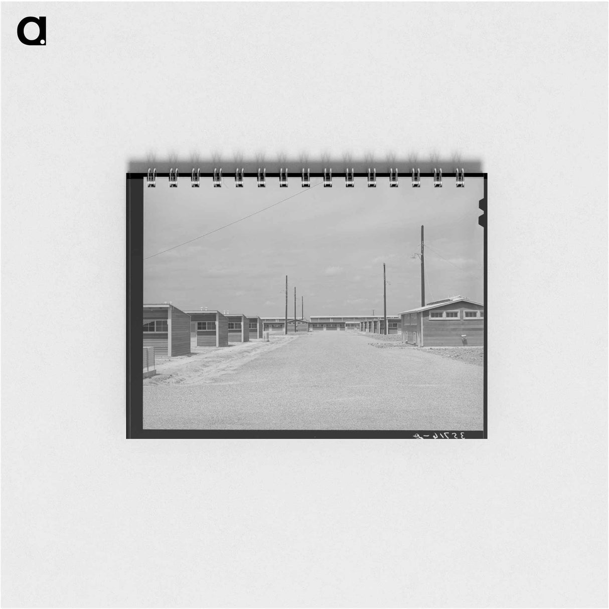 アートメモ帳-Migratory Labor Camp Street, Sinton, Texas
 - ラッセル リー Memo.