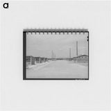 アートメモ帳-Migratory Labor Camp Street, Sinton, Texas
 - ラッセル リー Memo.