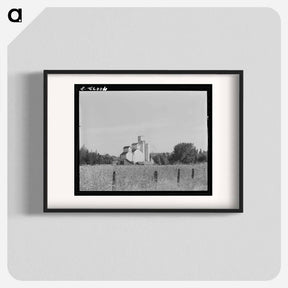 アートポスター-Wheat Elevator, Latah County, Idaho
 - ラッセル リー Poster.
