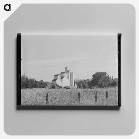 アートパネル-Wheat Elevator, Latah County, Idaho
 - ラッセル リー Canvas.