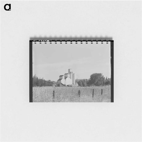 アートメモ帳-Wheat Elevator, Latah County, Idaho
 - ラッセル リー Memo.