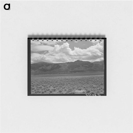 アートメモ帳-Sagebrush Country, South of Costilla, New Mexico
 - ラッセル リー Memo.