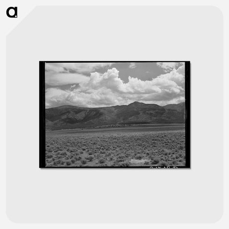 アートポストカード-Sagebrush Country, South of Costilla, New Mexico
 - ラッセル リー Postcard.