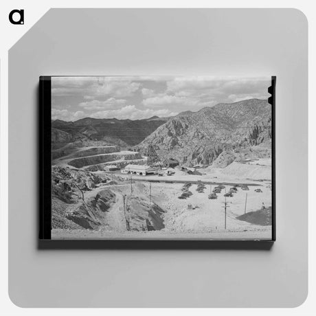 アートパネル-Open Pit Copper Mine, Morenci, Arizona
 - ラッセル リー Canvas.