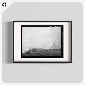 アートポスター-Grass Fire, Boise County, Idaho
 - ラッセル リー Poster.