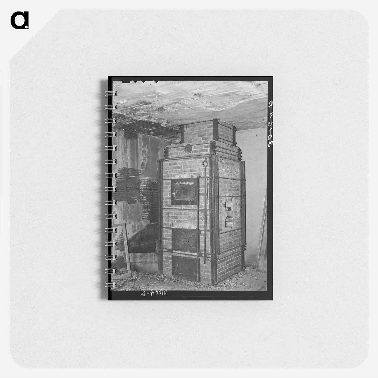 アートメモ帳-Muffle Furnace, Two Bit Creek, Near Deadwood, South Dakota
 - ラッセル リー Memo.