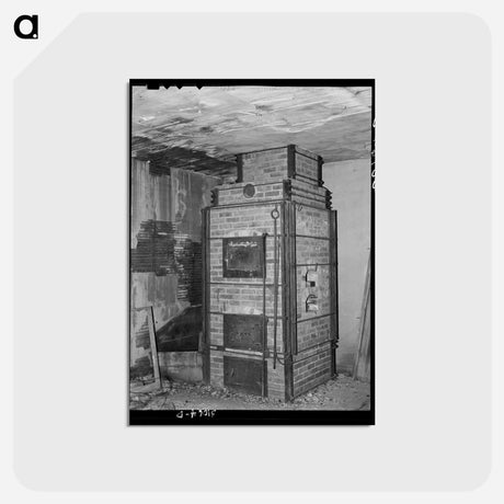 アートポストカード-Muffle Furnace, Two Bit Creek, Near Deadwood, South Dakota
 - ラッセル リー Postcard.