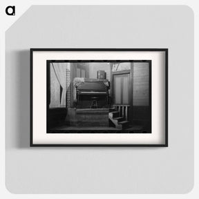 アートポスター-Piano on Platform in Auditorium, New Iberia, Louisiana
 - ラッセル リー Poster.