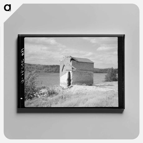 アートパネル-Engine House Ruins, Winton, Minnesota
 - ラッセル リー Canvas.