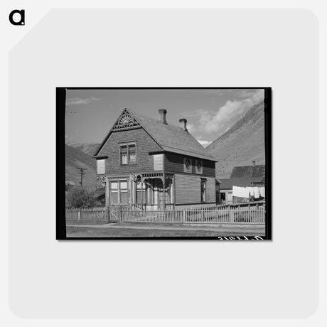 アートポストカード-Silverton Mining Residence
 - ラッセル リー Postcard.