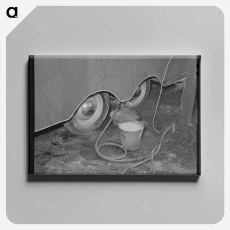 アートパネル-Trailer Sink Drainage
 - ラッセル リー Canvas.