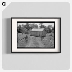 アートポスター-Home of Agricultural Day Laborer Near Sallisaw, Oklahoma
 - ラッセル リー Poster.