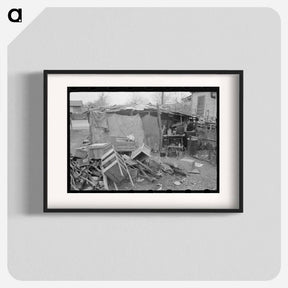 アートポスター-Mexican Squatter Settlement, San Antonio, Texas
 - ラッセル リー Poster.