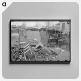 アートパネル-Mexican Squatter Settlement, San Antonio, Texas
 - ラッセル リー Canvas.
