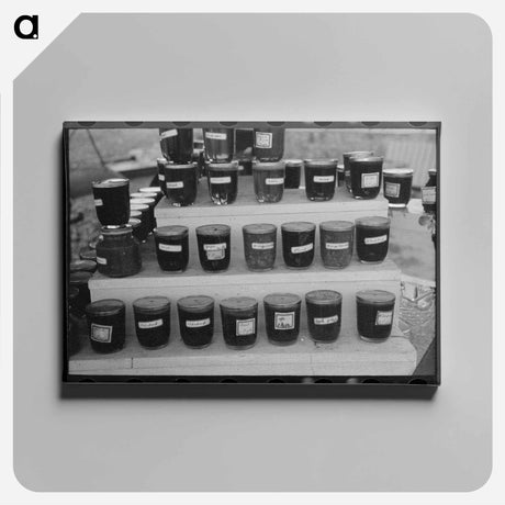 アートパネル-Roadside Jelly Stand
 - ラッセル リー Canvas.