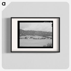 アートポスター-Farmland and Farmstead, Garden Valley, Boise County, Idaho
 - ラッセル リー Poster.