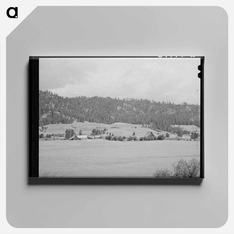 アートパネル-Farmland and Farmstead, Garden Valley, Boise County, Idaho
 - ラッセル リー Canvas.