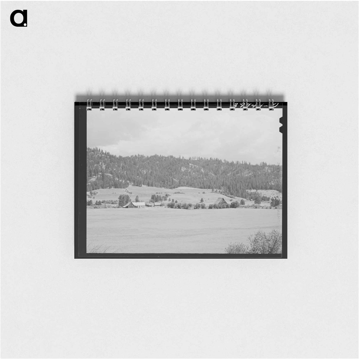 アートメモ帳-Farmland and Farmstead, Garden Valley, Boise County, Idaho
 - ラッセル リー Memo.