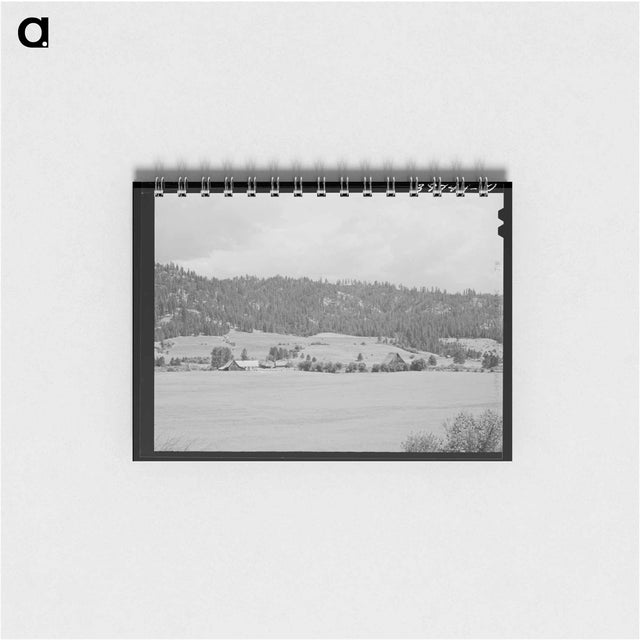 アートメモ帳-Farmland and Farmstead, Garden Valley, Boise County, Idaho
 - ラッセル リー Memo.