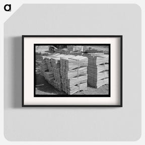 アートポスター-Shingles Made Near Jefferson, Texas
 - ラッセル リー Poster.