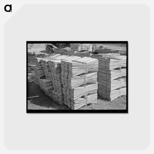 アートポストカード-Shingles Made Near Jefferson, Texas
 - ラッセル リー Postcard.