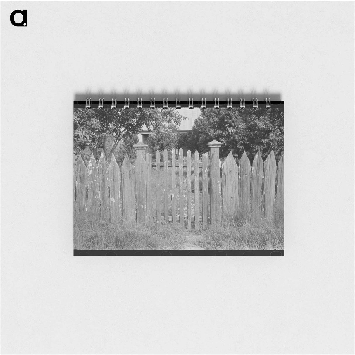 アートメモ帳-Gate and Fence, Paulina, Louisiana
 - ラッセル リー Memo.