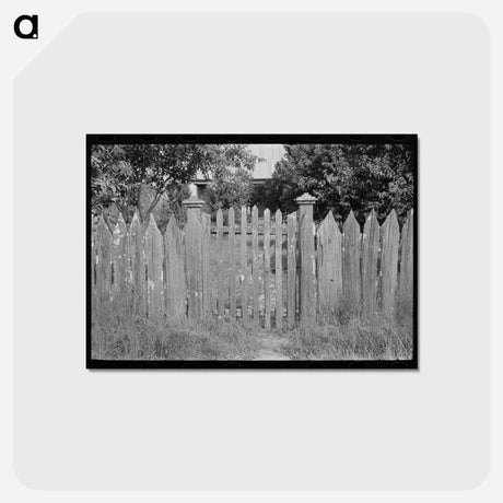 アートポストカード-Gate and Fence, Paulina, Louisiana
 - ラッセル リー Postcard.