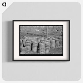 アートポスター-Woven Wire Fence, Chicot Farms
 - ラッセル リー Poster.