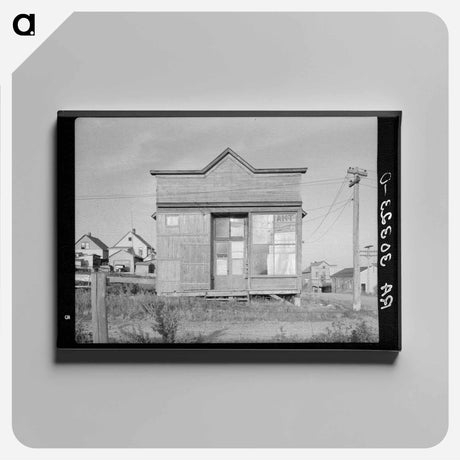 アートパネル-Abandoned Saloon, Winton, Minnesota
 - ラッセル リー Canvas.