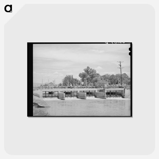 アートポストカード-Main Irrigation Canal and Gates, Maricopa County, Arizona
 - ラッセル リー Postcard.