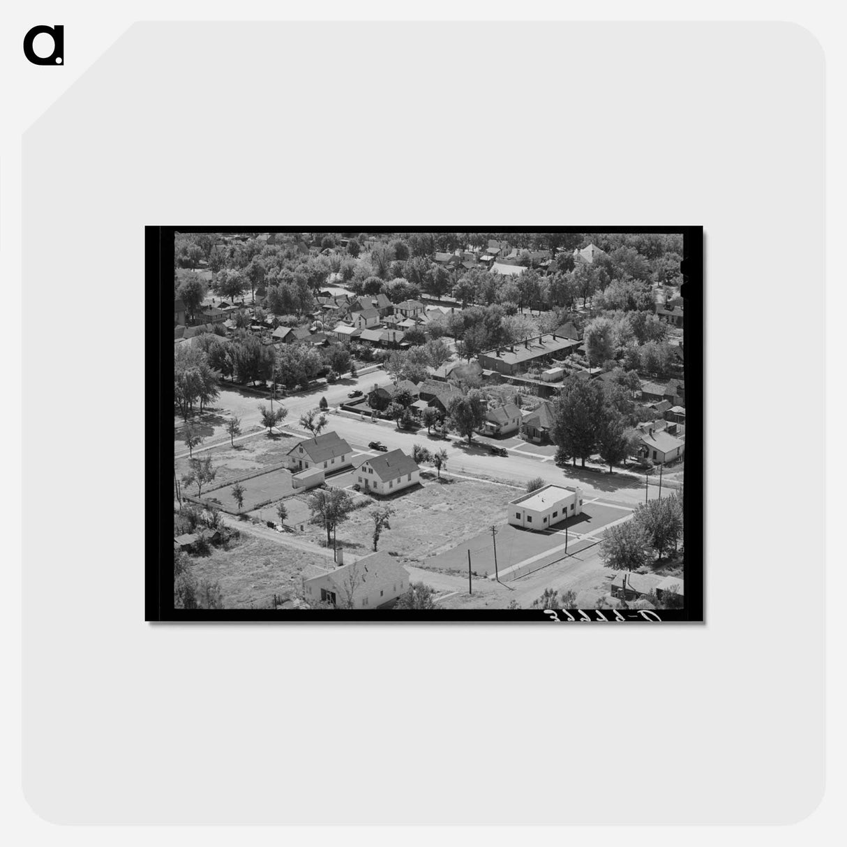 アートポストカード-Residential District, Durango, Colorado
 - ラッセル リー Postcard.